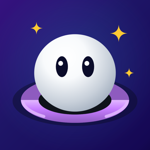 Spin-It icon: Muzu the ball sinking into the goal ring